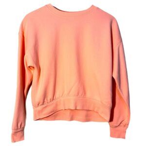 Universal Thread Crop Crew Neck Coral Sweatshirt Women’s Small.